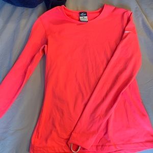 Nike pro dri fit bright pink, meant for activity